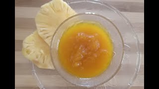 Easy to make Homemade pineapple crush | बाज़ार जैसा अनानास क्रश घर पर आसानी से बनायें | Ruchira