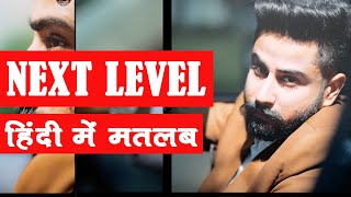 Next Level Song meaning in Hindi