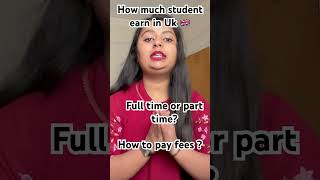 How much student earn in  UK🇬🇧#uk #lifeinuk #ukvisa #uknews #ukvlog #jobsinuk