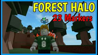 How to get FOREST HALO in FIND THE MARKERS [ 23 MARKERS ] Roblox [ UPDATED 2024 ]