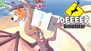 Goofing Around in DEEEER Simulator - Having a lot of Fun. What a Great Game!!!!