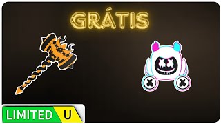 COMO PEGAR 2 ITENS GRÁTIS NO ROBLOX - Dominus Mashmallow e Martelo de Hallowen