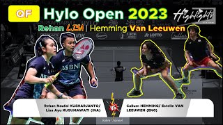 Rehan KUSHARJANTO/Lisa Ayu KUSUMAWATI (INA) vs Callum HEMMING/Estelle VAN LEEUWEN (ENG) | HyloOpen23