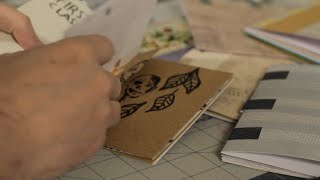 Studio Vlog 04: Making a hand-made book with Tab Binding