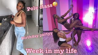 WEEK IN MY LIFE//Running Errands|Nephew party|Pole Dancing Class