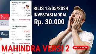 MAHINDRA V2 RILIS DETIK INI13/05/2024 YUK CEK SAMA-SAMA