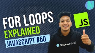 For, For in and For of loop in javascript | JavaScript Tutorial For Beginners| Web dev course #50