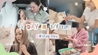 A DAY IN MY LIFE *Casual Vlog, Night routine & Hair Care | JustSissi