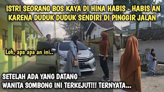 SEORANG ISTRI BOS KAYA DI HINA OLEH WANITA SOMBONG, Setelah tau siapa yang datang. Wanita ini SYOK!!