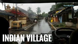 MSRTC bus passing through Danoli village in Sindhudurg, India