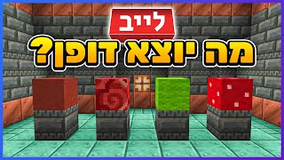 מה יוצא דופן? | לייב מיינקראפט 🔴