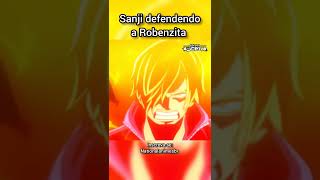 Sanji defendendo a Robenzita