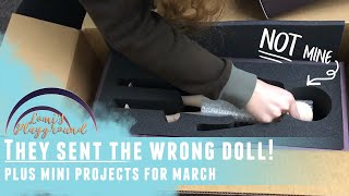 March side projects: Printing swords, new eyes, and I got sent the wrong doll!