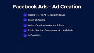 19 What We Are Going to Cover in This Section | Facebook Ads