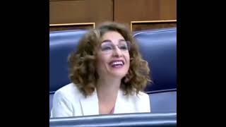 Chiqui montero , la de los gestos #gobiernodeespaña #humor