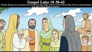 Reflection for Children | Gospel Luke 10 38-42 | 8 October  2024