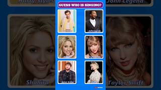 Guess Who Is Singing? John Legend,Shakira,Taylor Swift,Sia #shorts #shortsfeed #guessthesong