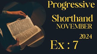 #7 | 95 WPM | Progressive Shorthand | November 2024 #sscsteno #stenography #hsscsteno #hssc