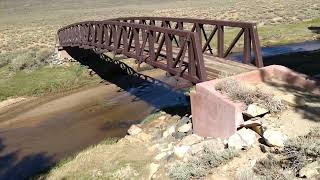 million dollar bridge. they flew in with a helicopter on the PCT 2022 for the Kern River crossing