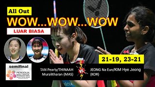 Thinaah-Pearly (MAS) vs JEONG Na Eun/KIM Hye Jeong(KOR) | Malaysia Master 2023