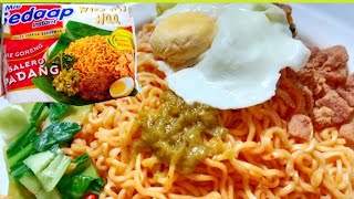 masak Mie Sedaap Salero Padang || enakk banget