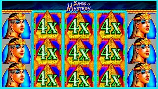 ★★JACKPOT HANDPAY★★$300 BETS★★SANDS OF MYSTERY HIGH LIMIT SLOT MACHINE BUENO DINERO MUSEUM SLOTS