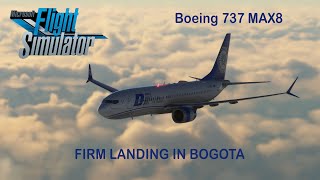 Ifly Boeing 737 MAX 8 | DiAviao | Firm Landing at Bogota