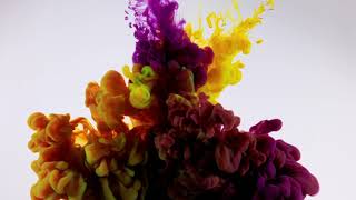 #Футаж дым разных цветов смешивается ◄4K•HD► #Footage smoke of different colors is mixed