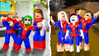 POOR vs RICH SPIDER-MAN Family | Maizen Roblox | ROBLOX Brookhaven 🏡RP - FUNNY MOMENTS