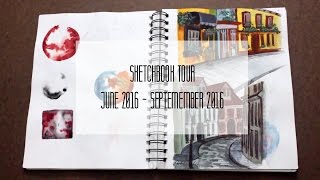 sketchbook tour // jun. 2016 - sept. 2016