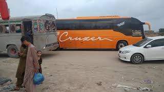 Al Saif Daewoo Bus Cross Karachi Mini Bus..Al Saif Business class Cruzer bus | Karachi to Quetta