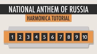 How to play the National Anthem of Russia on the Harmonica - Easy Tutorial