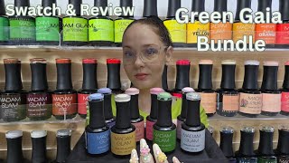 Swatch and Review | Madam Glam Green Gaia Bundle Unboxing | Hema Free Products | Earth Day 🌍