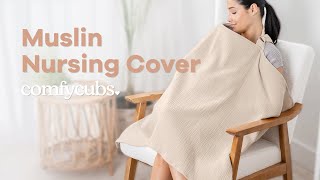 Comfy Cubs Muslin Nursing Cover: Comfort Meets Style!