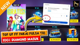 CARA TOP UP FF PAKAI PULSA TRI (3) | BELI DIAMOND FREE FIRE