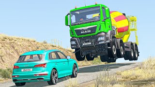 High Speed Traffic Crashes #14 - BeamNG Drive Crashes & Fails Compilation | Good Cat