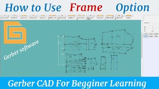 How to use the Frame option Seam Allowance Gerber CAD software for Beginner Bangla Tutorial