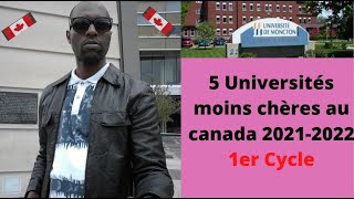 5 Universités Moins Chères au Canada pour les étudiants étrangers : 1er Cycle-Étudier au canada