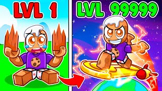 LEVEL 1 vs LEVEL 9999 FASTEST HOVERBOARD in Roblox!