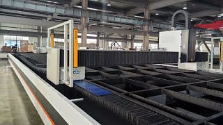 20KW Huge fiber metal laser cutting machine ready for delivery