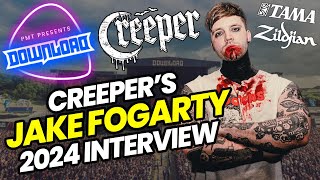 CREEPER’s Jake Fogarty Interview At Download 2024! - TAMA & Zildjian Drum Kit Rundown