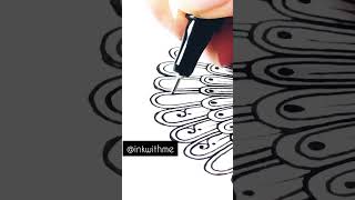 #mandalaartdesigns #shorts #ytshorts #drawingtutorial #viral #art #inkwithme #satisfying #creative