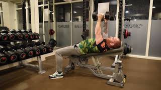 Incline dumbell fly