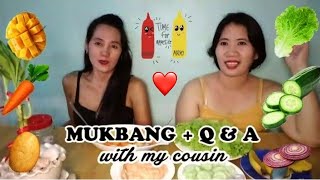 MUKBANG + Q & A WITH MY COUSIN | Chesca Special Treats