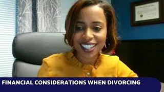 Financial Considerations For Divorce In Atlanta - Live Video