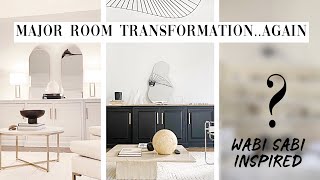 DIY MAJOR ROOM TRANSFORMATION / Flooring, Bookshelves, Wabi-Sabi