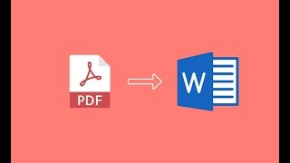 PDF DOSYALARINI WORD'E ÇEVİRME [PROGRAMSIZ]