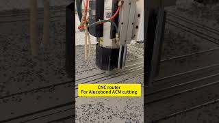 Effortless Alucobond Panel Cutting Using CNC Technology！ #machine #laser #lasercutter #factory