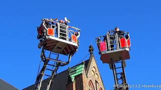 [150 Jahre Feuerwehr Hamburg] Trompetenstück zur Feier der Gründungsstunde, der FW HH