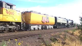 Union Pacific 844 & 9010 commercecity, Colorado( 2017 CFD Train)